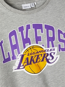 NAME IT Lakers Sweatshirt NBA Grey